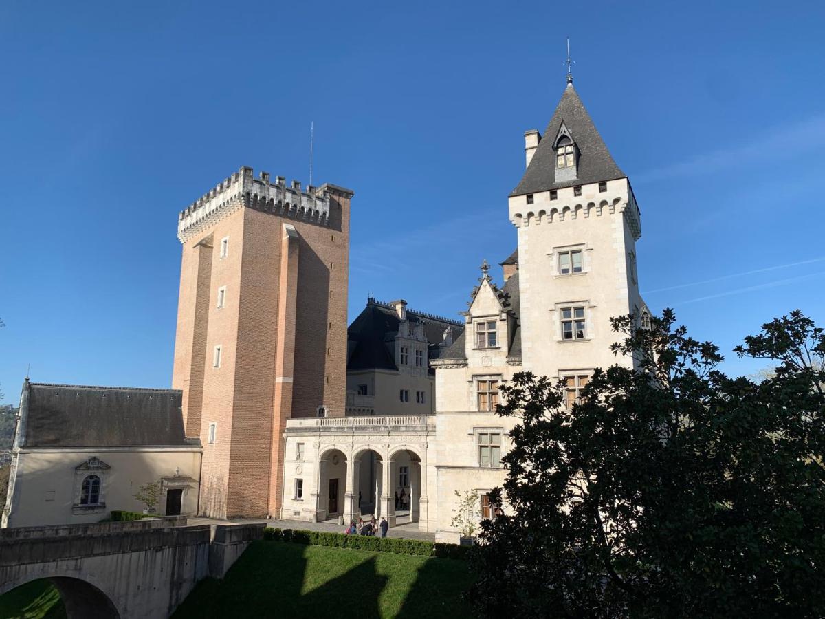 Vue Magique Sur Le Chateau Dans Un Quartier Populaire Pau Extérieur photo